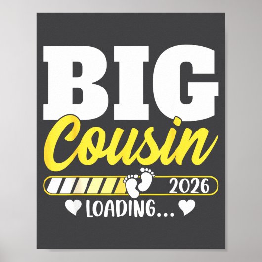 Poster Cute Big Cousin Loading 2026 Promoted To Big Cousi (Devant)