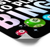 Poster Cute Bingo Nouveauté Pour Hommes Femmes Bingo Love (Coin)