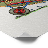 Poster Cute Biplane (Coin)