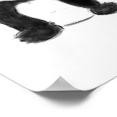 Poster Cute black and white panda (Coin)