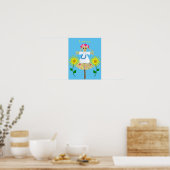 Poster Cute Blonde Pigtails Scarecrow (Cuisine)