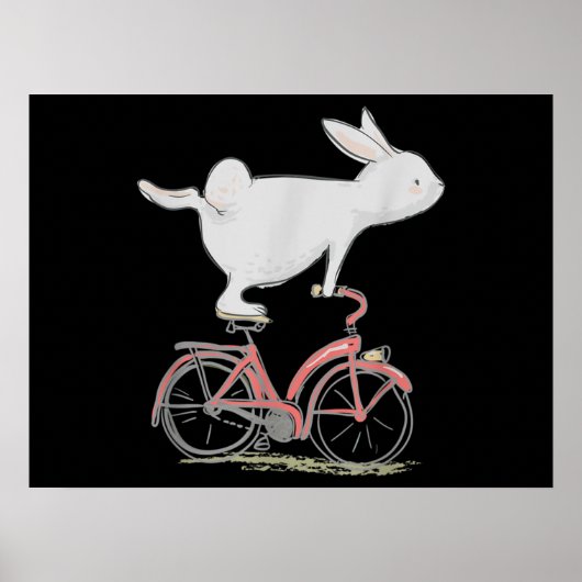 Poster Cute Bunny Rabbit (Devant)