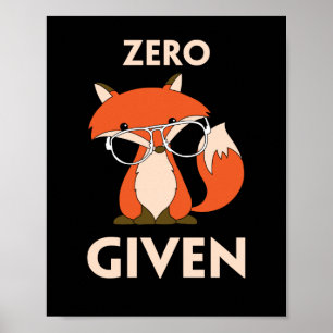 Poster Cute Bunny Rabbit With Glasses Hipster
