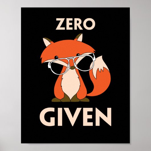 Poster Cute Bunny Rabbit With Glasses Hipster (Devant)