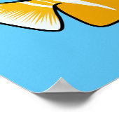 Poster Cute butterfly fish cartoon illustration (Coin)