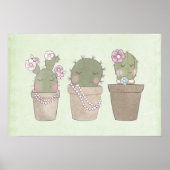 Poster Cute Cactus (Devant)