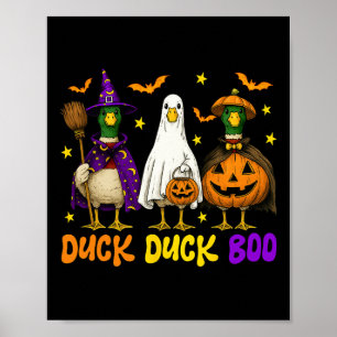 Poster Cute Canard Canard Boo Amusant Oie Éffrayante Hall