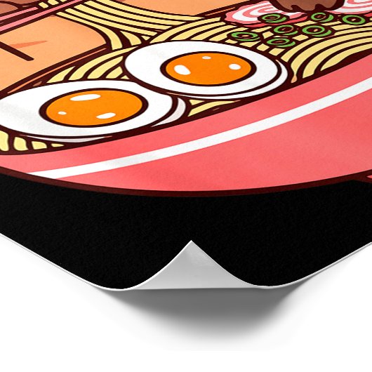 Poster Cute Capybara Ramen Kawaii Kids Boys Girls Cool An (Coin)