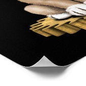 Poster Cute Carlin Steampunk Chien Chien Chien Chien Coch (Coin)