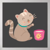 Poster Cute cat (Devant)