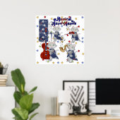 Poster Cute Cats Musical Cat Band (Bureau à domicile)