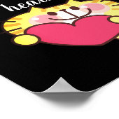 Poster Cute Chat Avec Un Coeur (Coin)