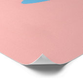 Poster Cute Chat Kitten avec Coeurs Valentine Inspiré | (Coin)