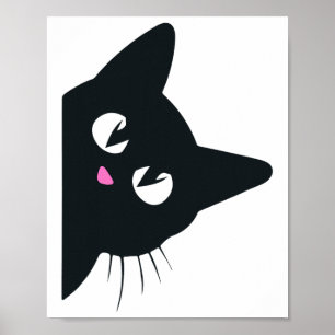 Poster Cute Chat Noir Halloween Costume Kitten Enfants To