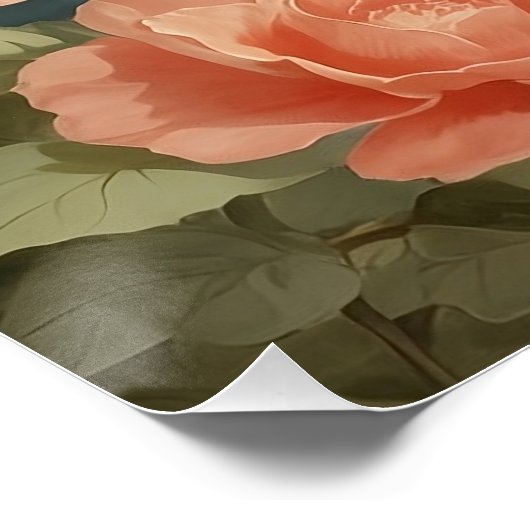 Poster Cute chat siamese (Coin)