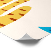 Poster Cute chats sans soudure motif avec étoiles drague  (Coin)