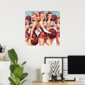 Poster Cute Chevrons Vintages (Bureau à domicile)