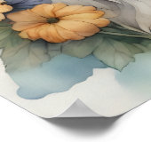 Poster Cute chien Havanais en aquarelle (Coin)