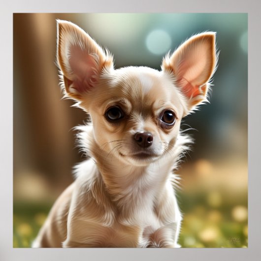Poster Cute Chihuahua Puppy (Devant)