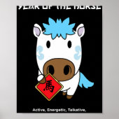 Poster Cute Chinese Zodiac Lunar New Year Tees Year Of Th (Devant)