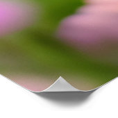 Poster Cute Chipmunk avec Fleurs (Coin)