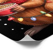 Poster Cute Christmas Capybara With Ramen Bowl Holiday Te (Coin)