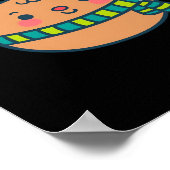 Poster Cute Christmas Deer Festive Classic Design (Coin)