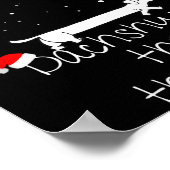 Poster Cute Christmas Dog, Dachshund Thru The Snow (Coin)