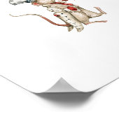 Poster Cute Circus Mouse With Balloon Carnival Nursery (Coin)