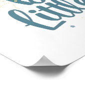 Poster Cute Clouds and Stars "Dream Big Little One" (Coin)