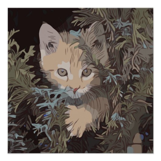 Poster Cute Collection de chats 3 (Devant)