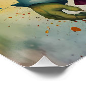 Poster Cute colourful funny little goblin (Coin)