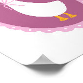 Poster Cute Coquette Goose Nursery Art (Coin)