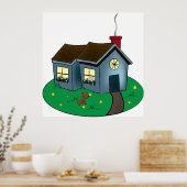 Poster Cute Cottage Home (Cuisine)