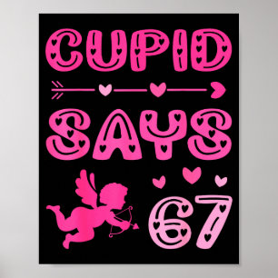 Poster Cute Cud Dit 67 Mèmes Drôles Nk Saint-Valentin