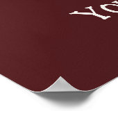 Poster Cute cupcake frais ajouter du texte entreprise (Coin)