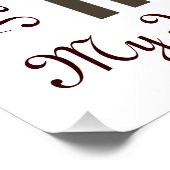 Poster Cute Cute Gingerbread Homme Cookie (Coin)