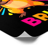 Poster Cute Dabbing Capybara Funny Animal Meme Capy Lover (Coin)