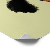 Poster Cute Dachshund avec Josh Billings (Coin)