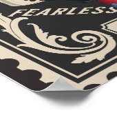 Poster Cute Dachshund Doxie boire du café (Coin)