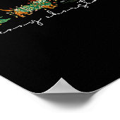 Poster Cute Dachshund Merry Christmas Weiner Dog Lover Xm (Coin)