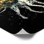 Poster Cute Dalmatian Dog In A Christmas Tree For Men Wom (Coin)