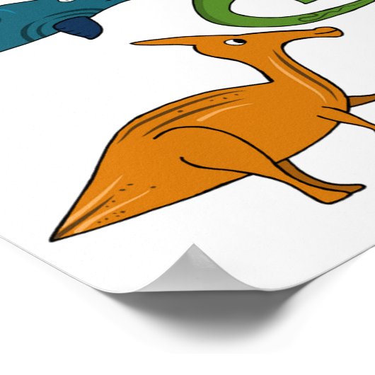 Poster Cute Dinosaur Collection Thunder_Cove (Coin)