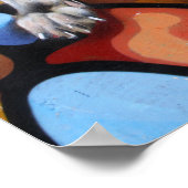 Poster Cute Dog Street Art de Las Palmas (Coin)