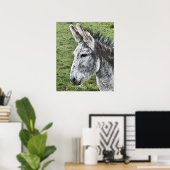 POSTER CUTE DONKEY (Bureau à domicile)