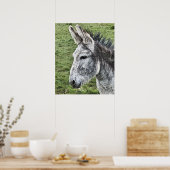 POSTER CUTE DONKEY (Cuisine)