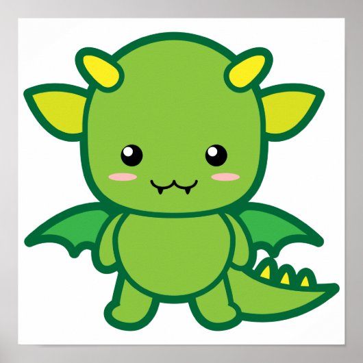 Poster Cute Dragon (Devant)