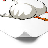 Poster Cute Duck Design Hommes sauvagine Oiseau Animaux A (Coin)