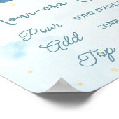 Poster Cute Elephant Avion Aventure Blue Momosa Bar (Coin)