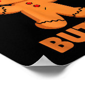 Poster Cute Emotional Funny Gingerbread Man Not My Gumdro (Coin)